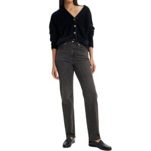 Levi's Womens 26 70s High Slim Straight Grey Wash Jeans